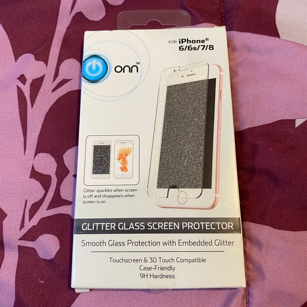 Glitter screen protector